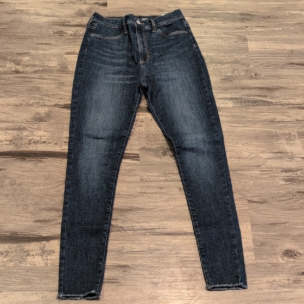 Old Navy Dark Wash Girls Skinny Jeans